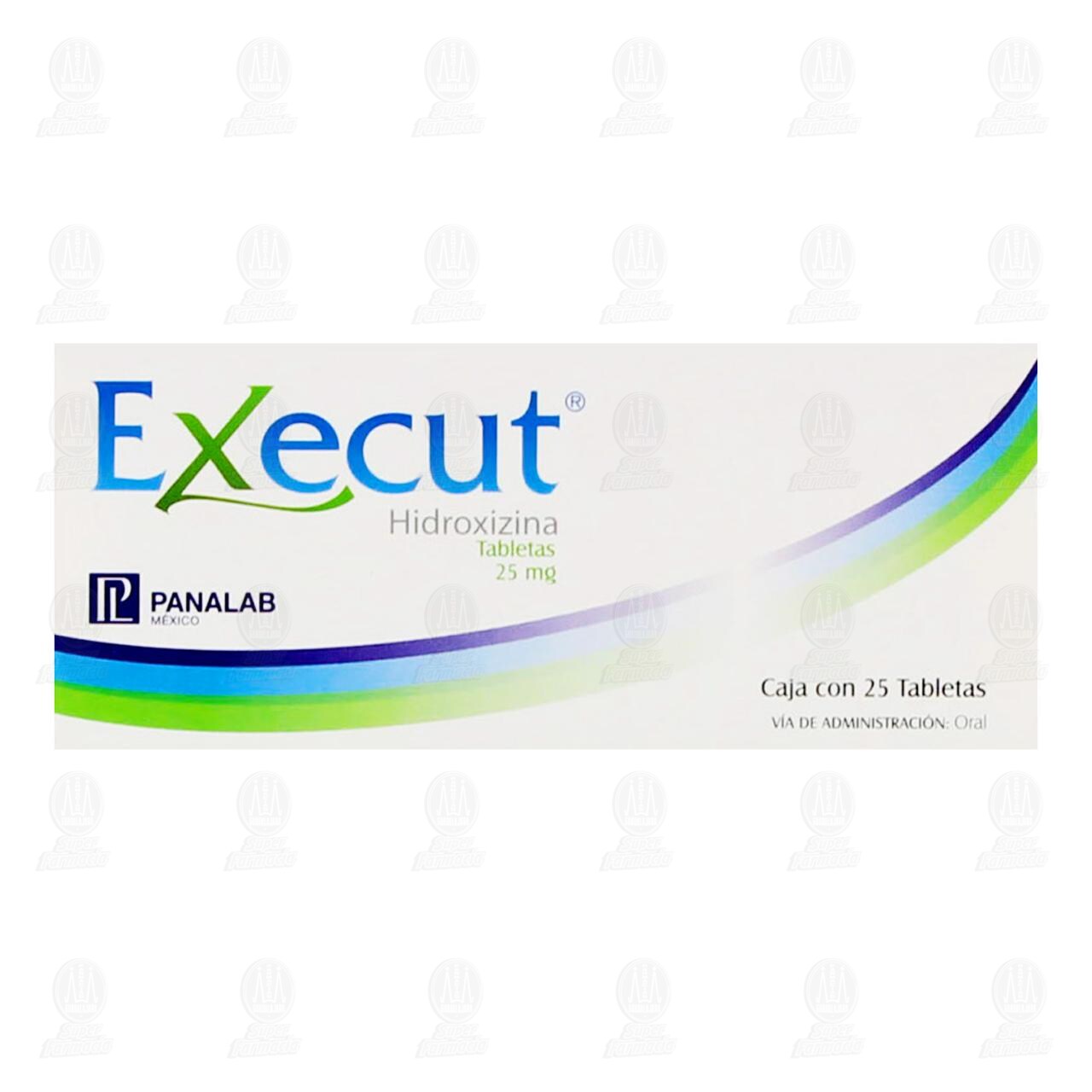 Execut 25 mg, 25 Tabletas. image number 1