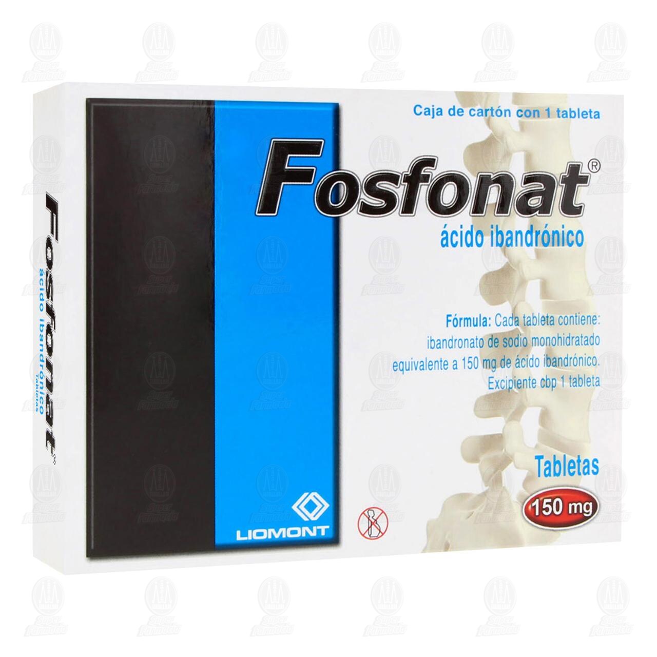 Fosfonat 150 mg, 1 Tableta. image number 0