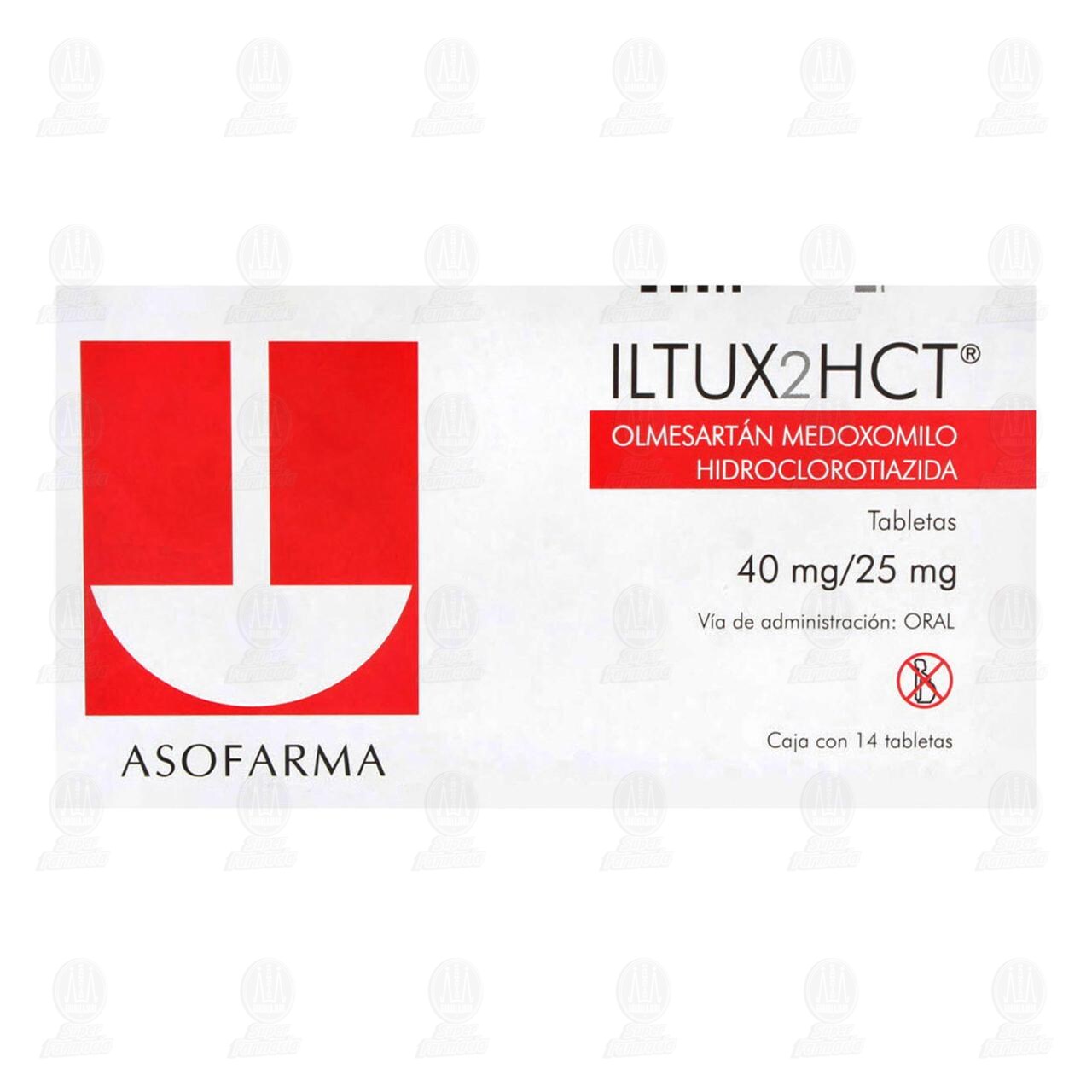 Iltux2HCT 40mg/25mg, 14 Tabletas. image number 1