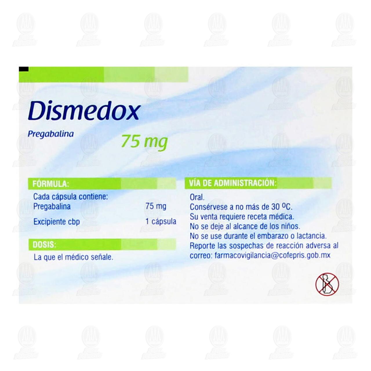 Dismedox 75 mg, 14 C&aacute;psulas. image number 2