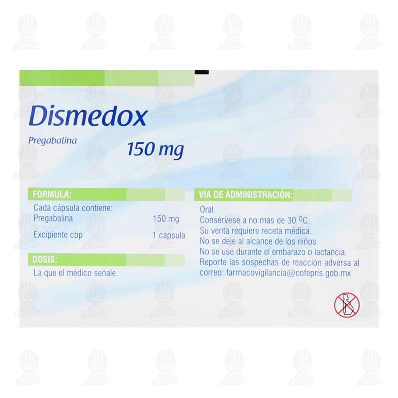 Dismedox 150 mg, 14 C&aacute;psulas. image number 2