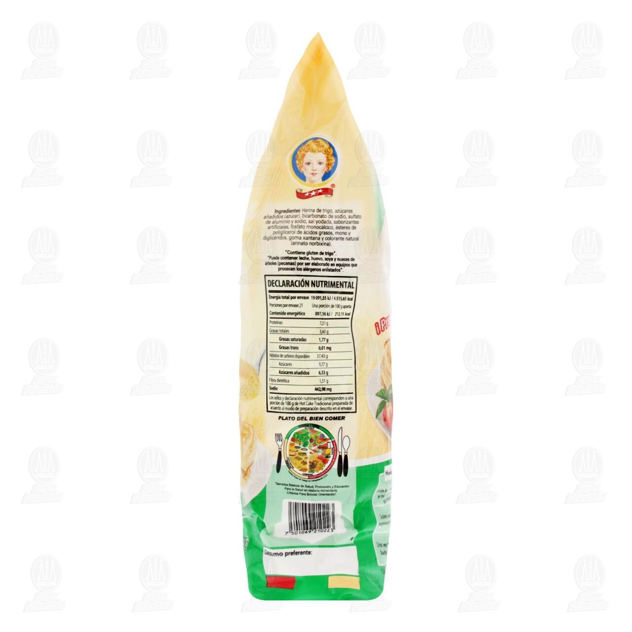 Harina Tres Estrellas para Hot Cakes Tradicionales, 1 kg. image number 2