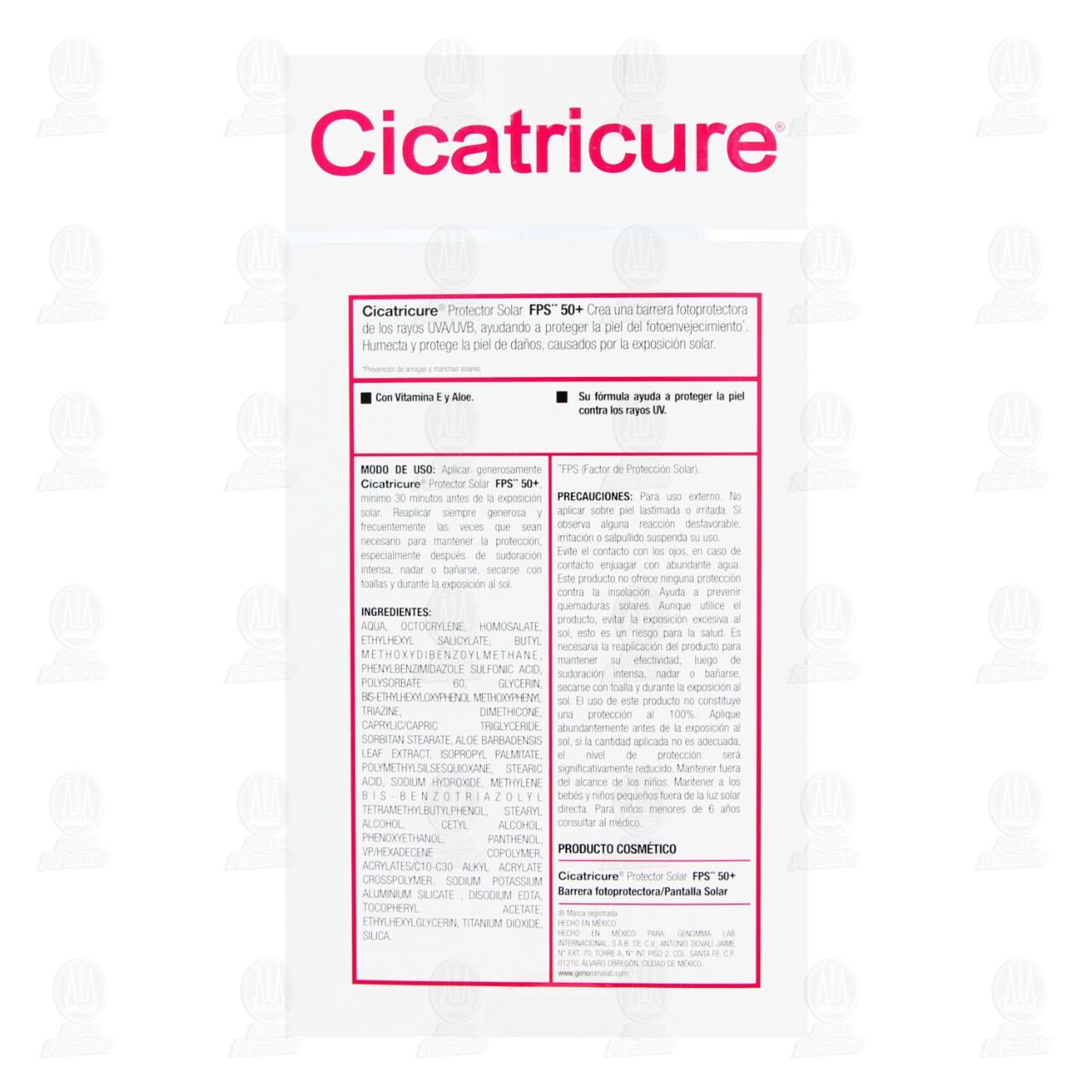 Crema Pantalla Solar Cicatricure FPS 50, 125 gr. image number 2