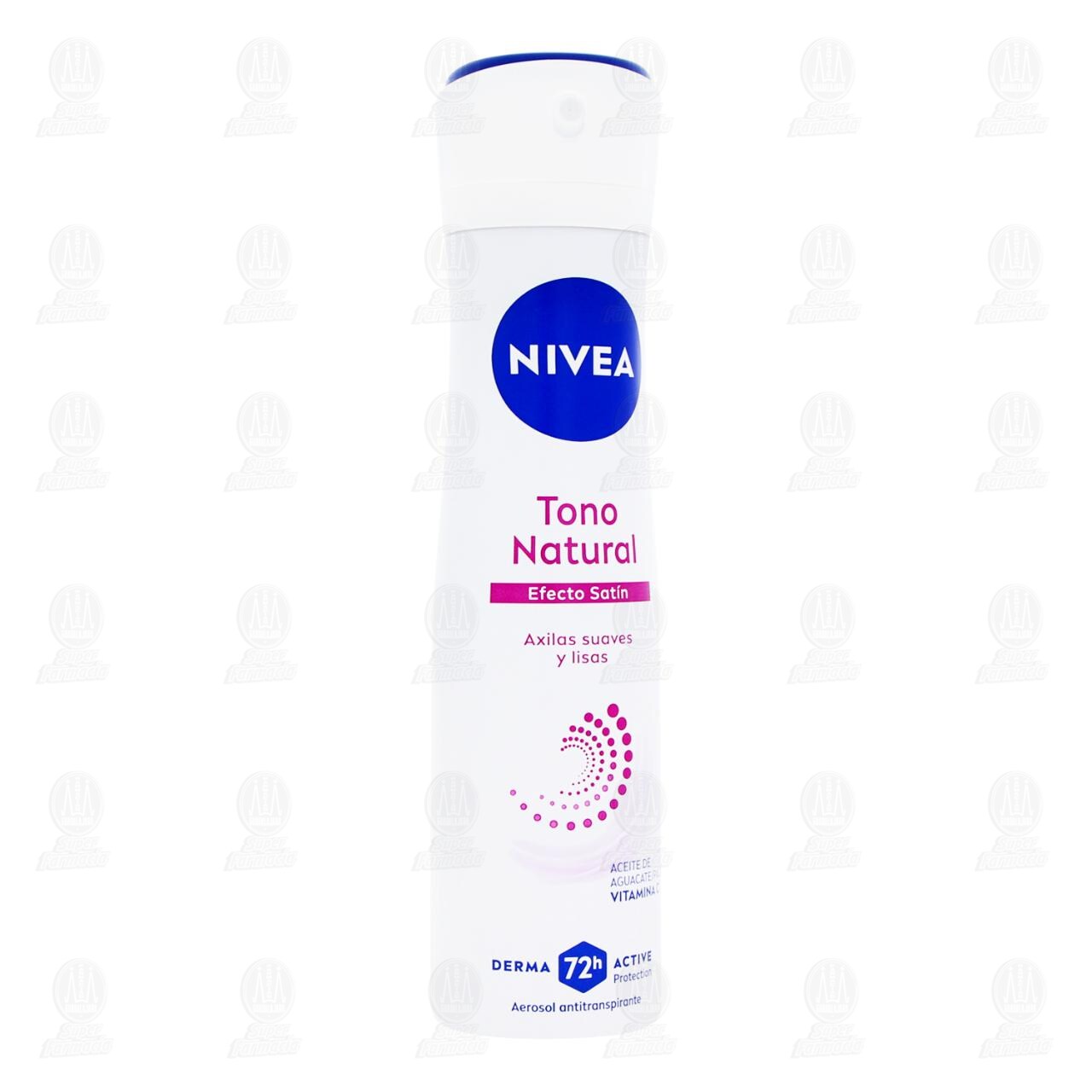 Nivea Antitranspirante Tono Natural Efecto Sat&iacute;n en Aerosol, 150 ml.