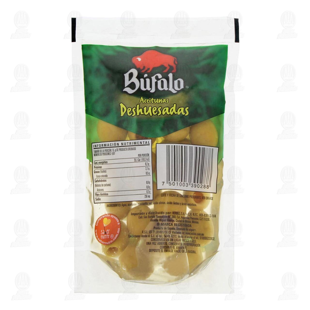 Aceitunas Deshuesadas Búfalo, 175 gr. image number 1