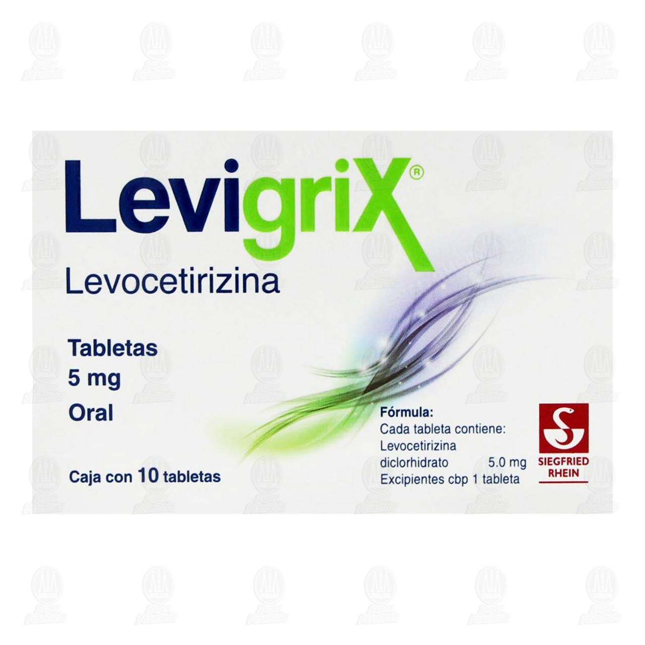Levigrix 5 mg, 10 Tabletas. image number 2