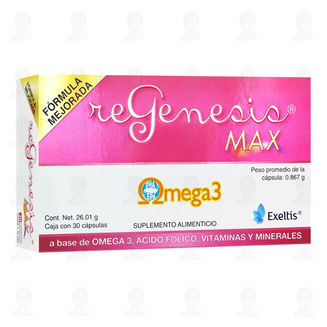 Regenesis Max, 30 Cápsulas.