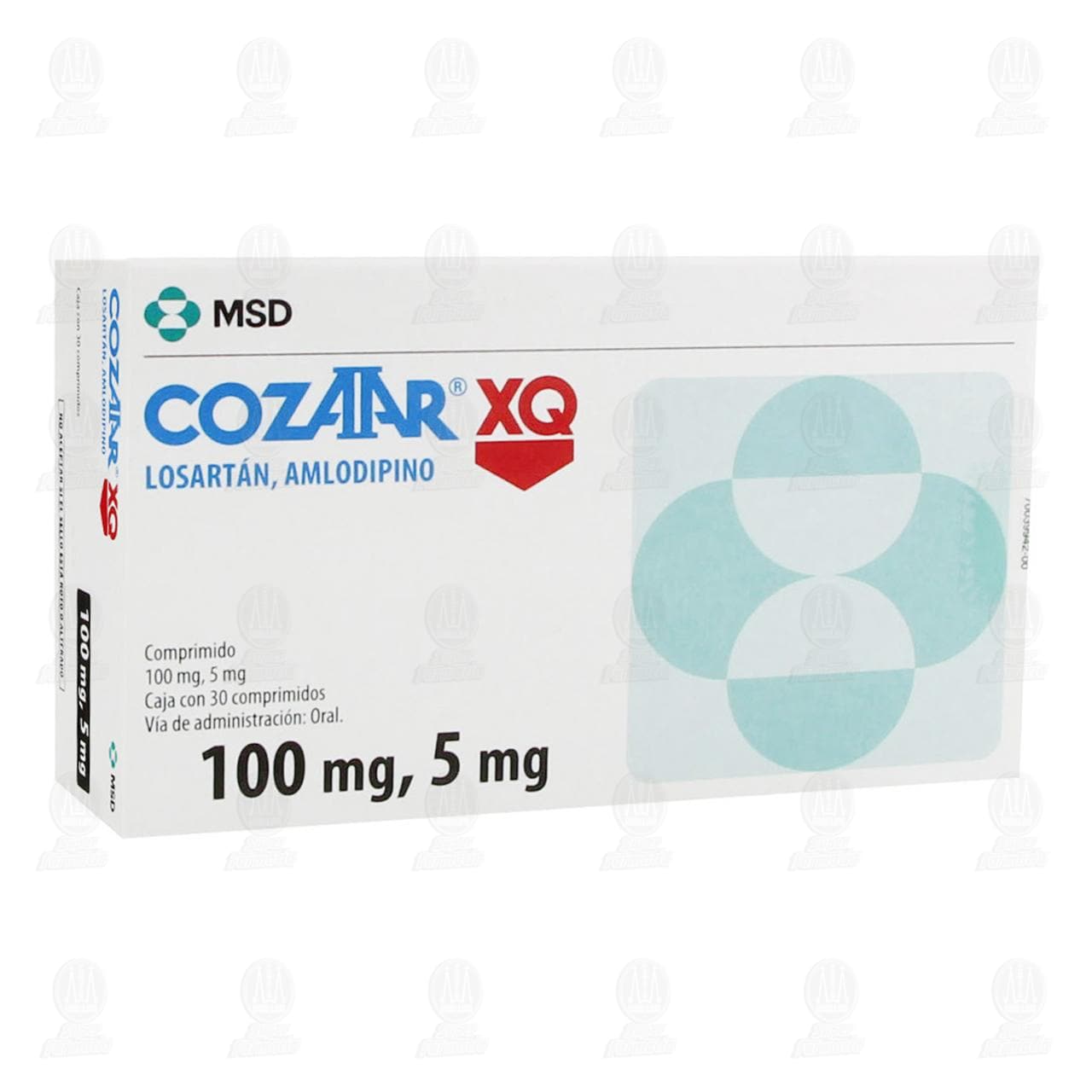 Cozaar XQ 100mg/5mg, 30 Comprimidos. image number 0
