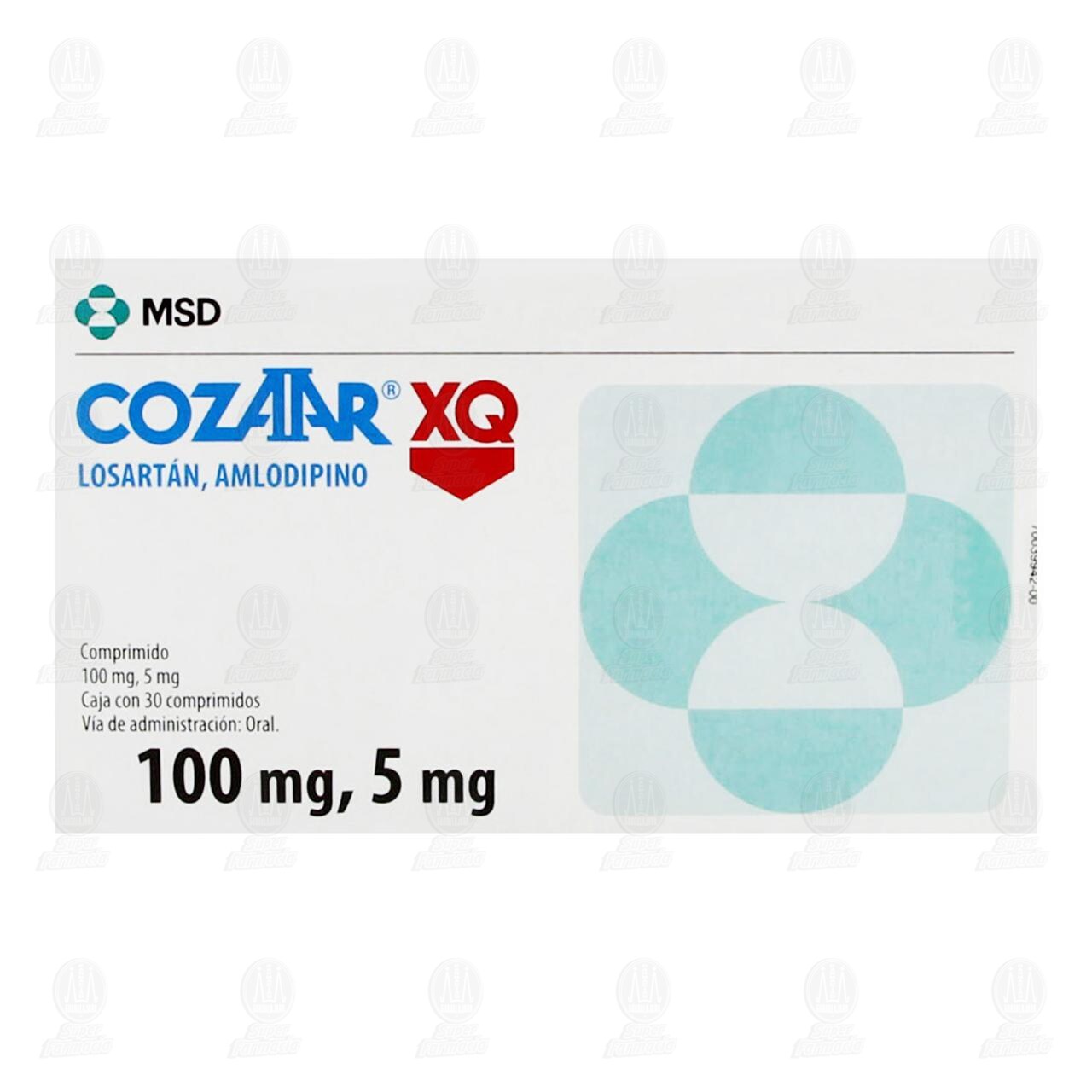 Cozaar XQ 100mg/5mg, 30 Comprimidos. image number 1