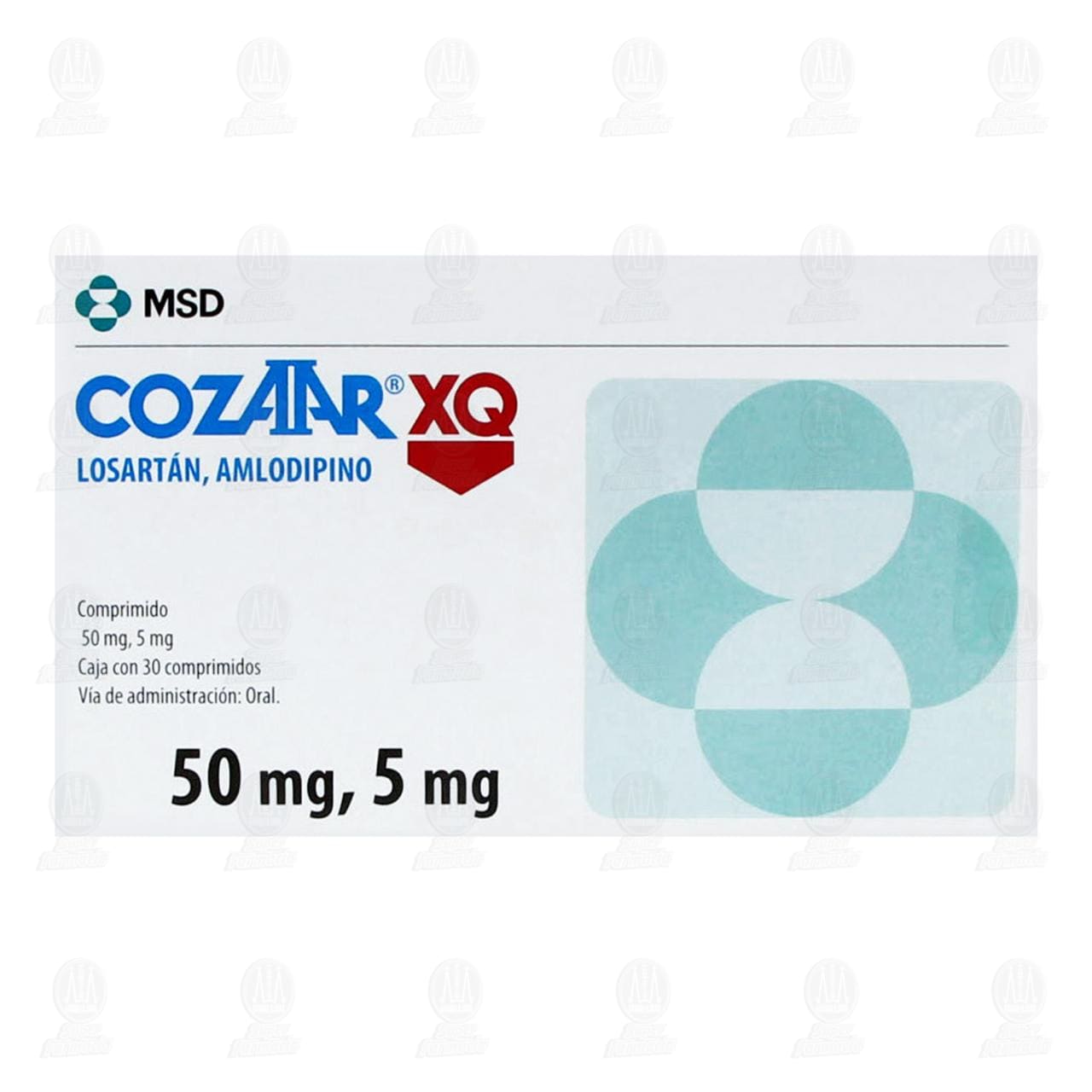Cozaar XQ 50mg/5mg 30 Comprimidos. image number 1