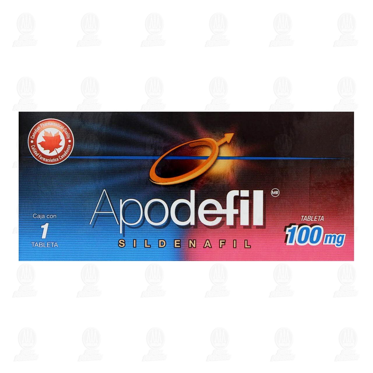 Apodefil 100 mg, 1 Tableta. image number 1