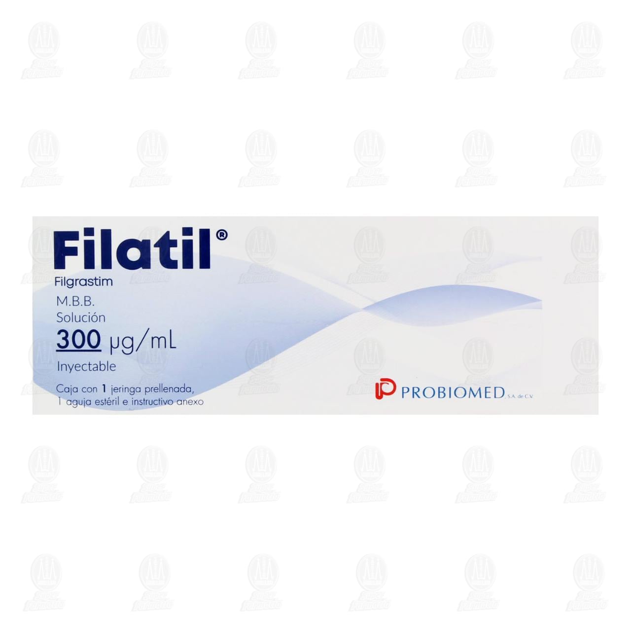 Filatil 300 mcg Soluci&oacute;n Inyectable, 1 pz. image number 1