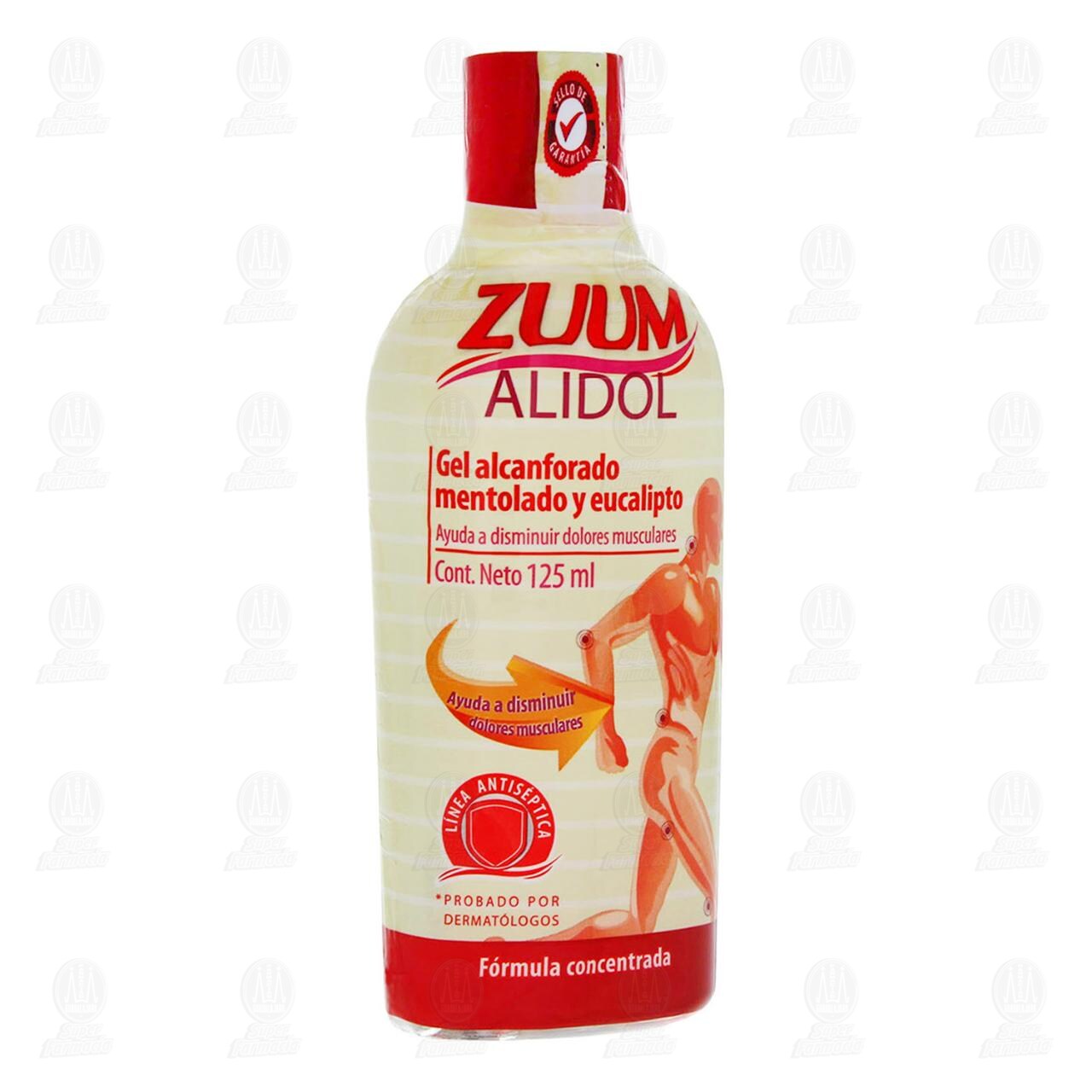 Alidol Gel Alcanforado Zuum, 125 ml. de ZUUM | Farmacias Guadalajara