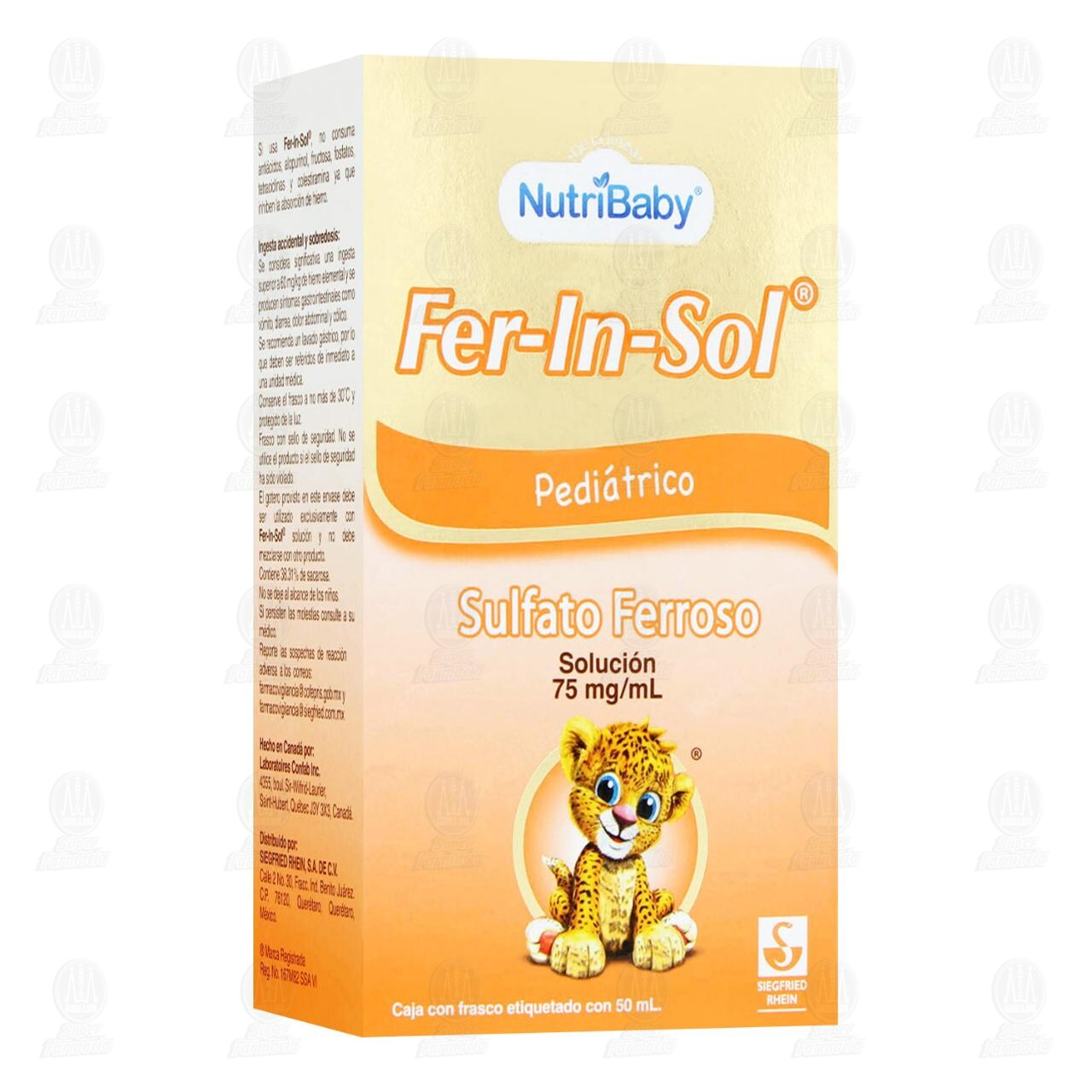 Fer-In-Sol 75mg/ml, 50 ml Soluci&oacute;n Pedi&aacute;trico. image number 0