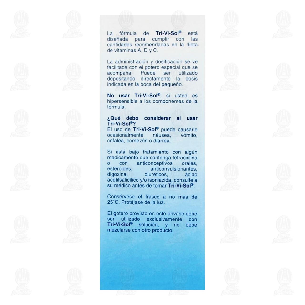 Tri-Vi-Sol 50 ml, Solución Pediátrica Gotas. image number 3