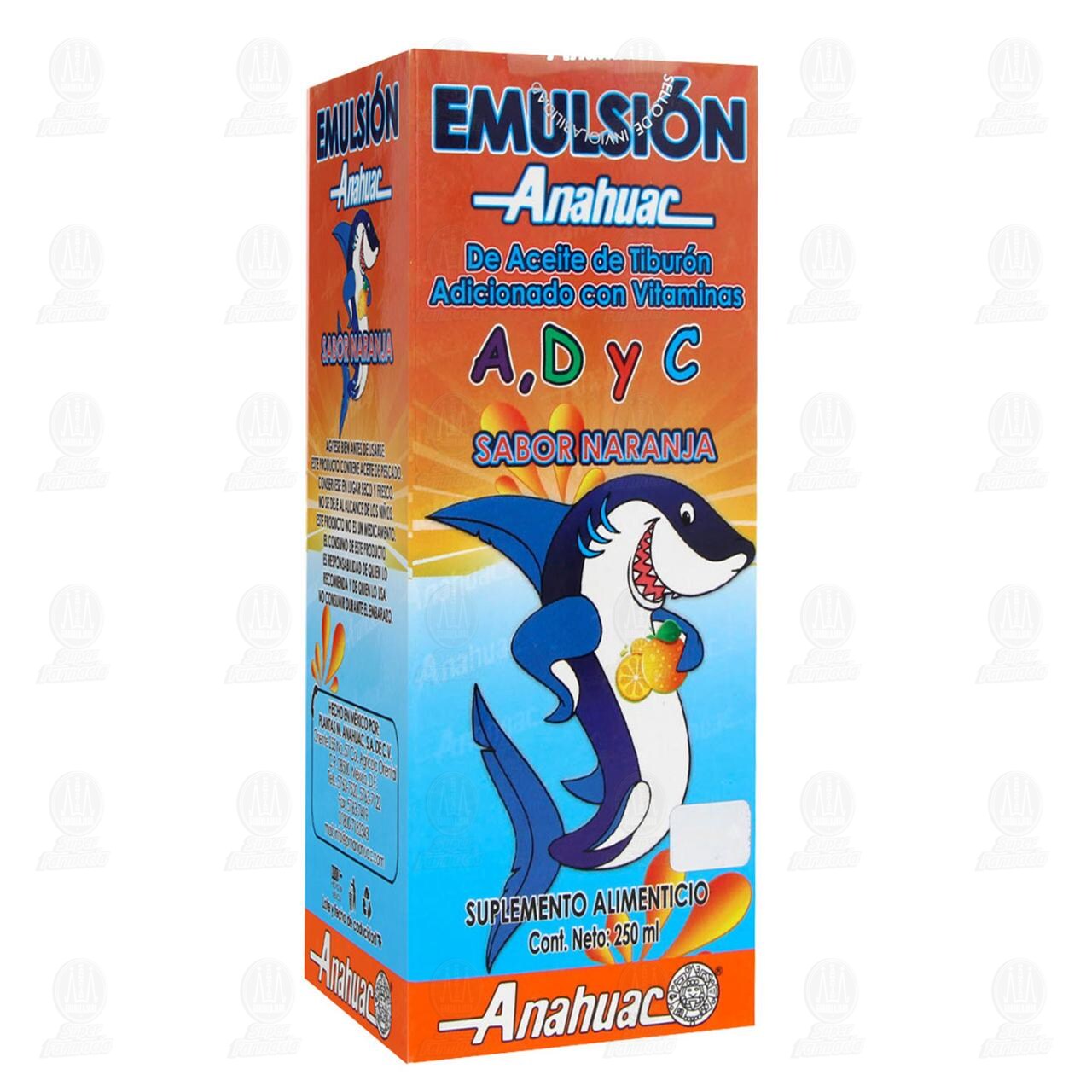Emulsi&oacute;n Anahuac Sabor Naranja, 250 ml. image number 0