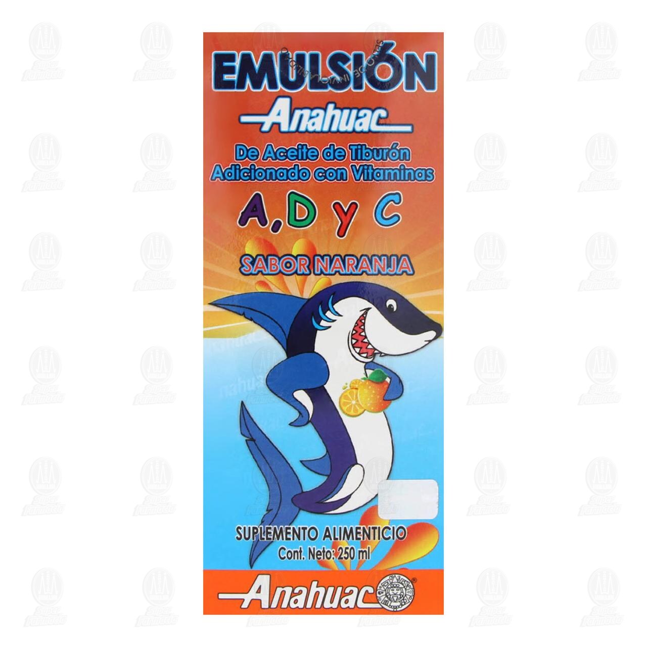 Emulsi&oacute;n Anahuac Sabor Naranja, 250 ml. image number 1