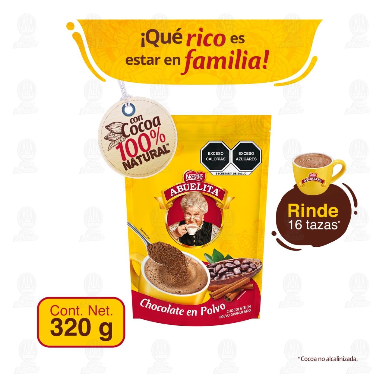 Chocolate Abuelita Granulado en Polvo, 320 gr. image number 2