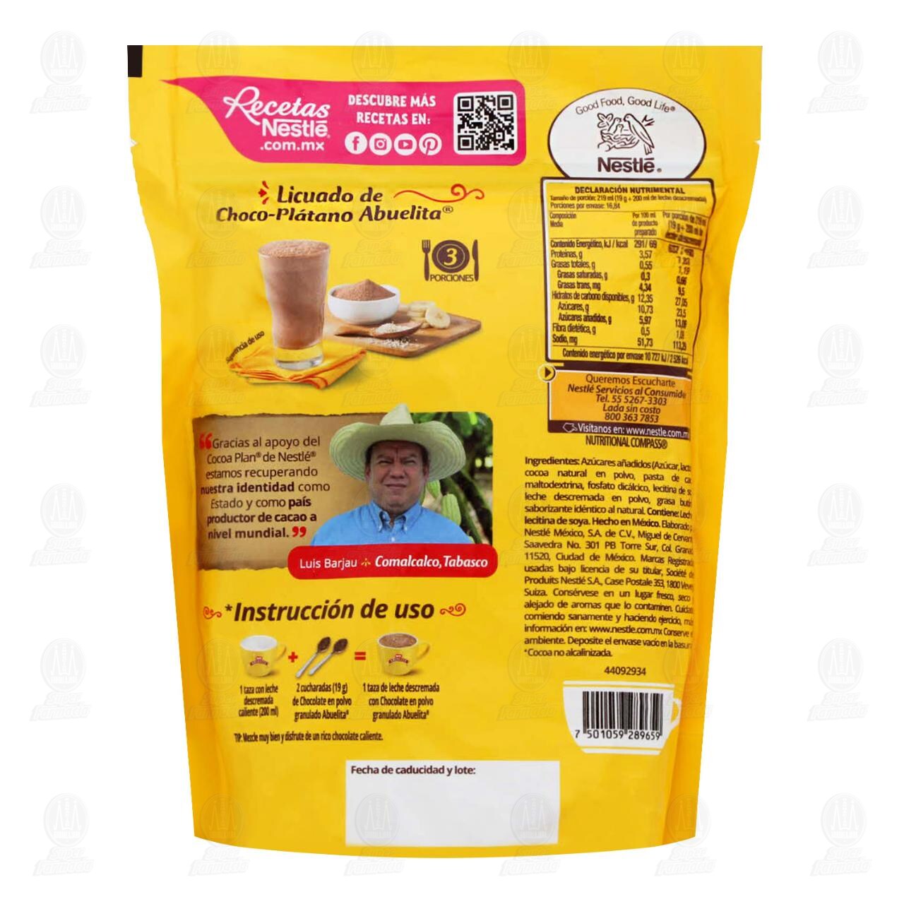 Chocolate Abuelita Granulado en Polvo, 320 gr. image number 1