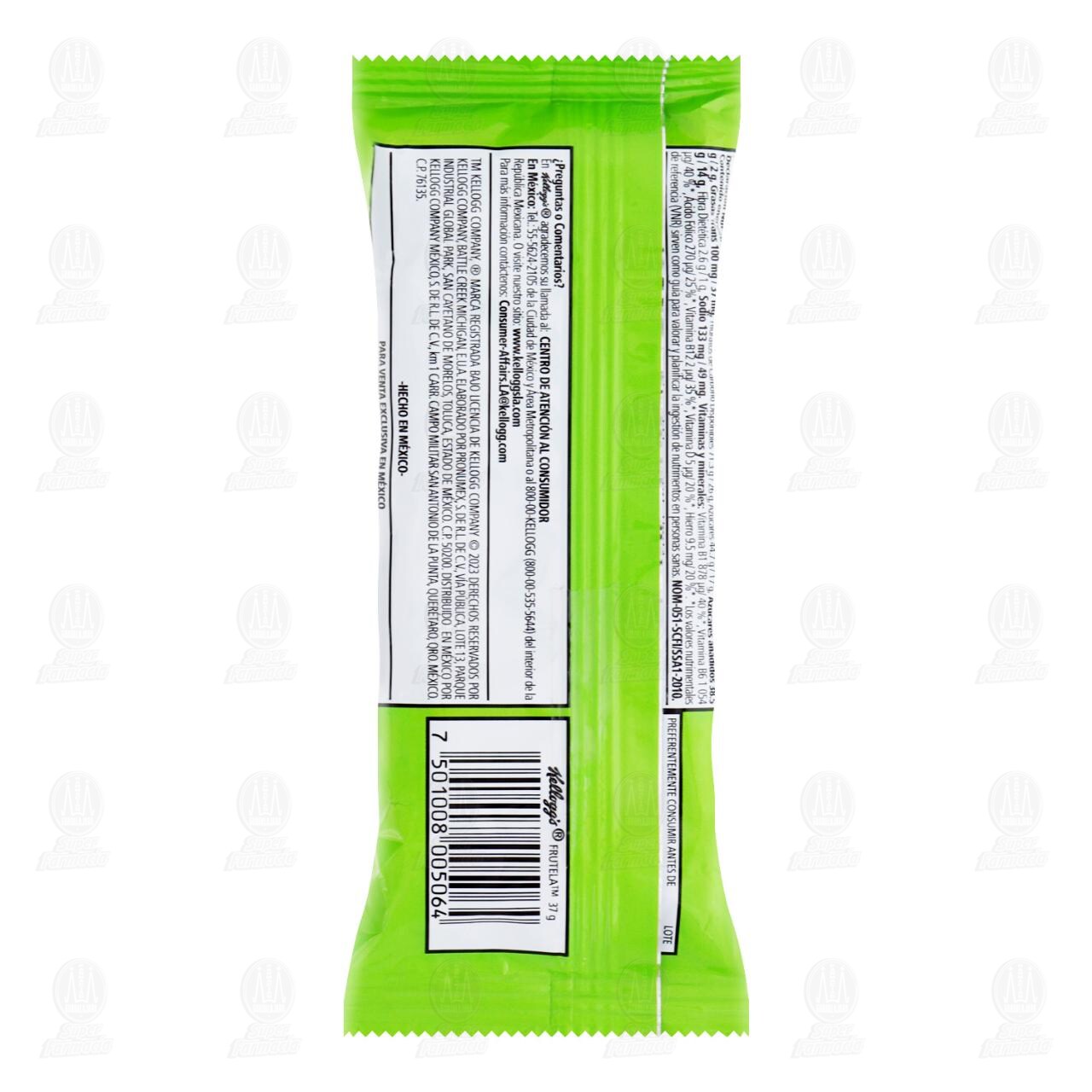 Barra de Trigo Kellogg's Frutela Sabor Manzana, 37 gr. image number 1