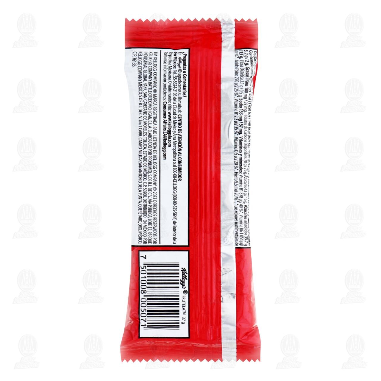 Barra de Trigo Kellogg's Frutela Sabor Fresa, 37 gr. image number 1