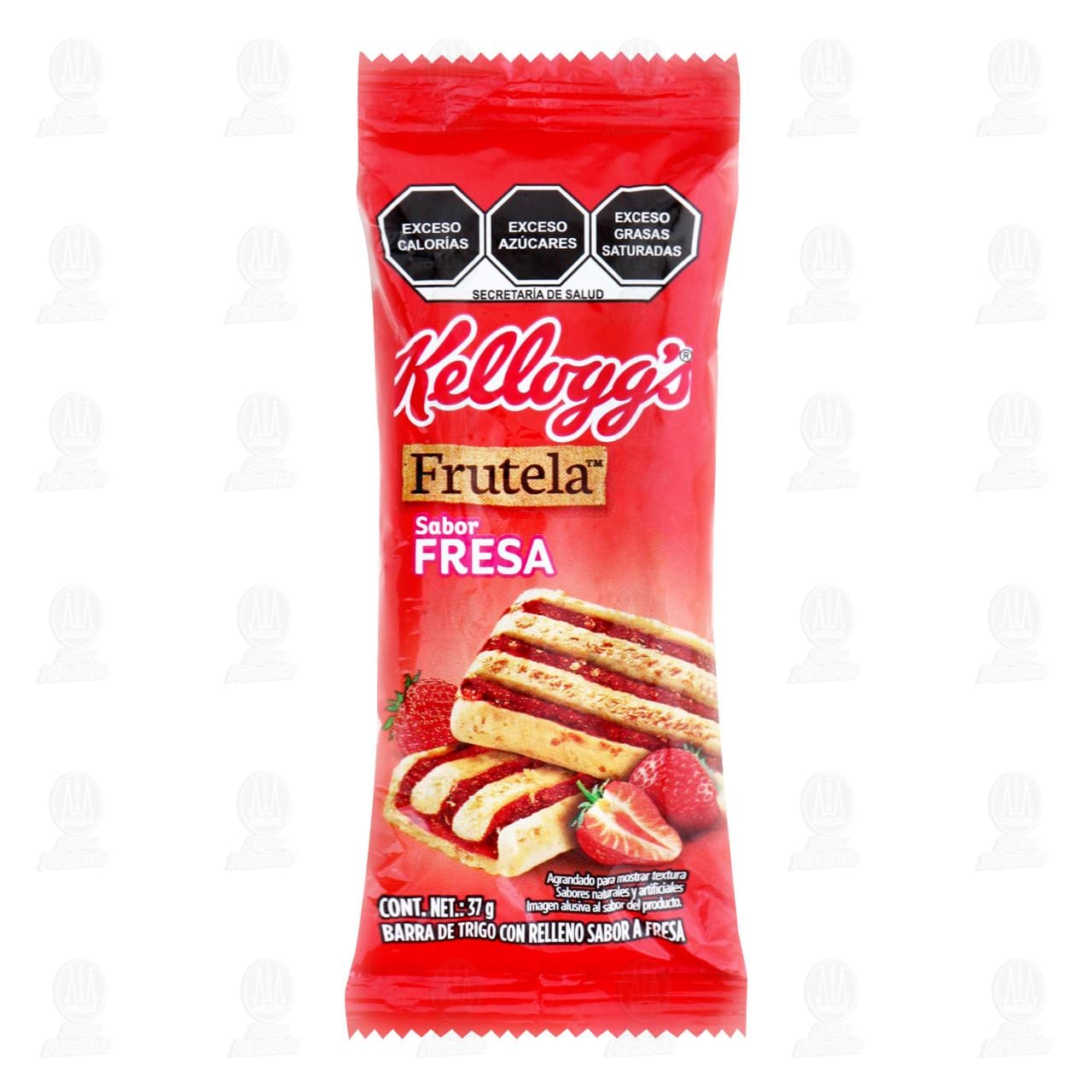 Barra de Trigo Kellogg's Frutela Sabor Fresa, 37 gr.