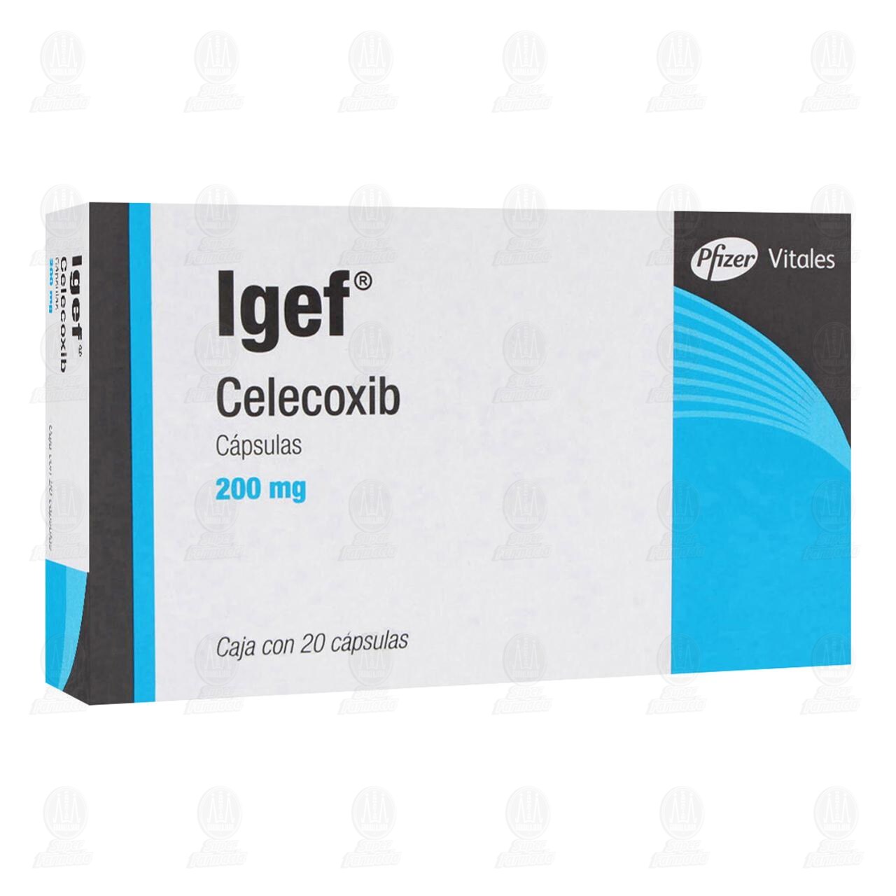 Igef 200 mg, 20 C&aacute;psulas. image number 0
