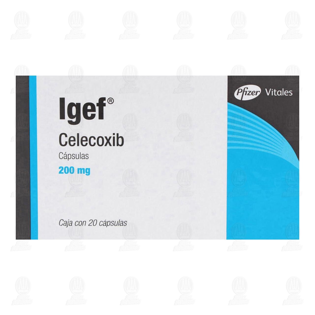 Igef 200 mg, 20 C&aacute;psulas. image number 1