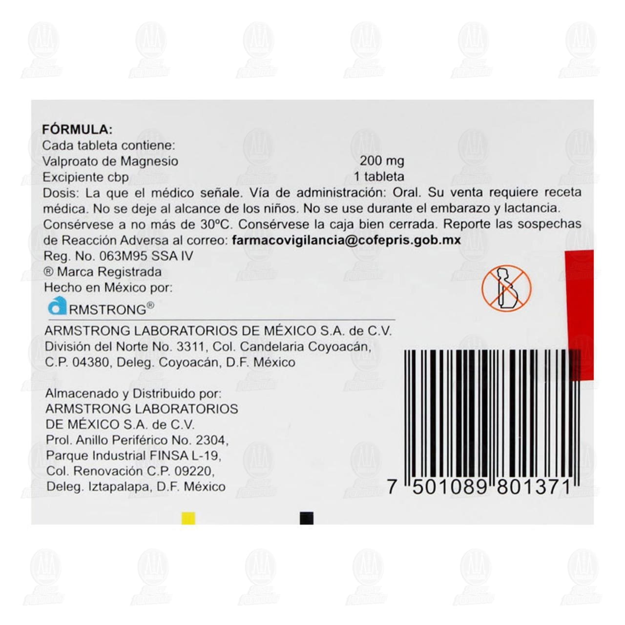 Atemperator LP 200 mg, 30 Tabletas. image number 2