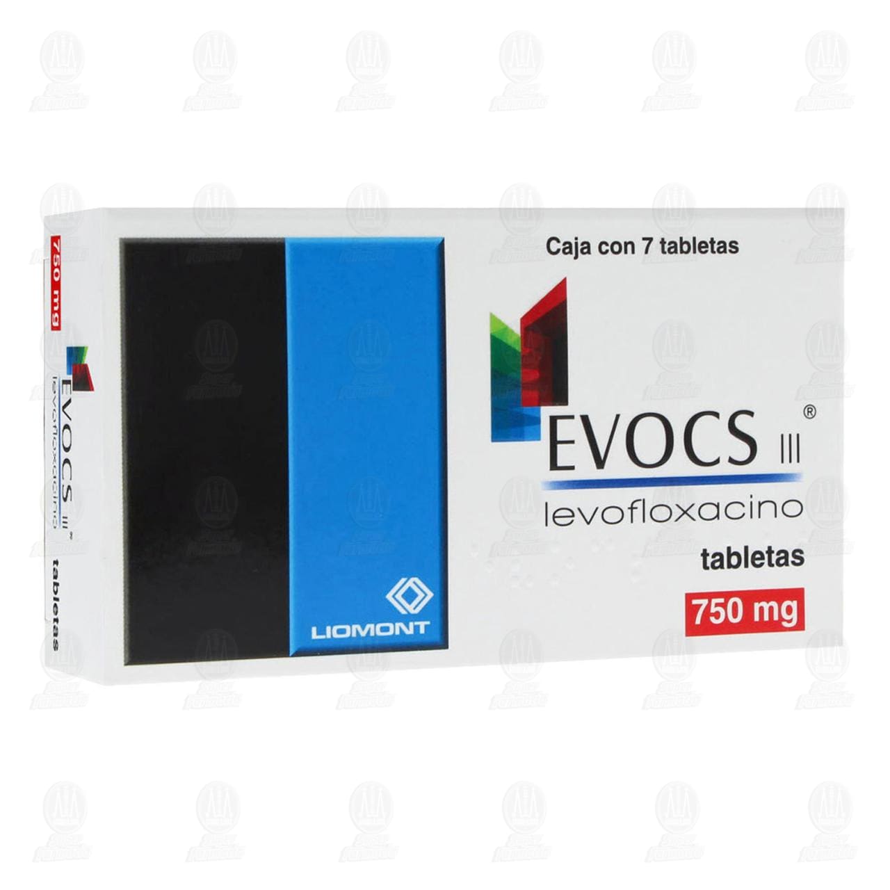 Evocs III 750 mg, 7 Tabletas. image number 0