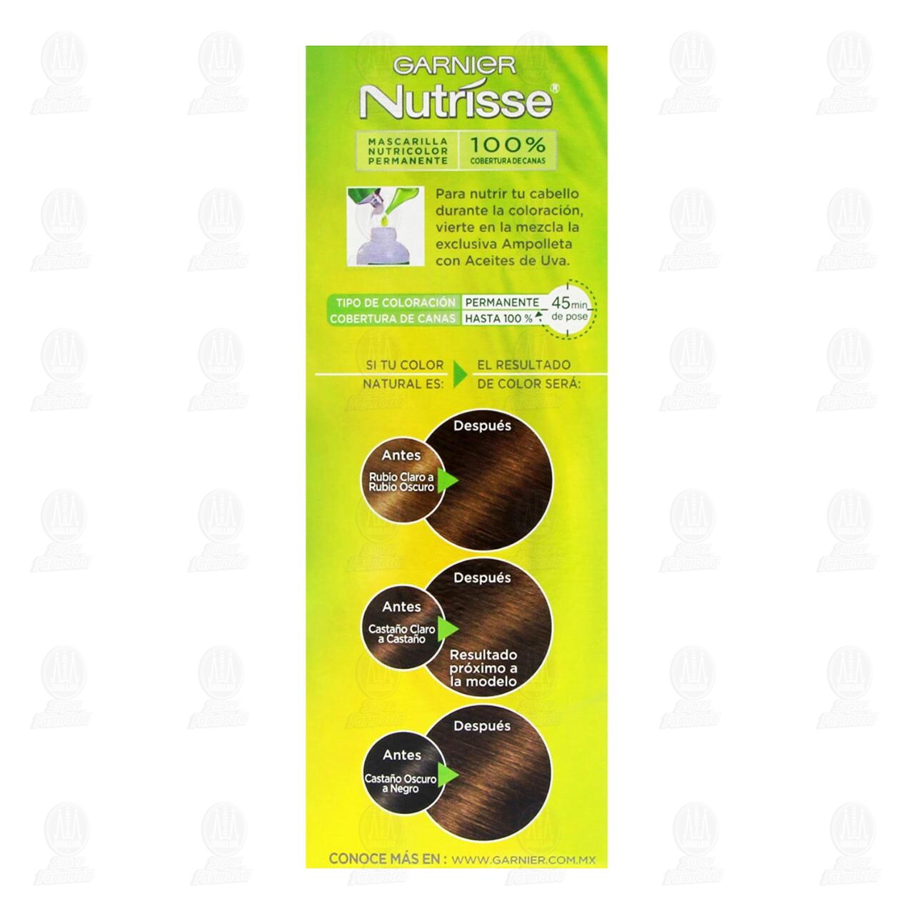 Tinte Garnier Nutrisse Color Chocolate Puro (67P), 1 pz. image number 2