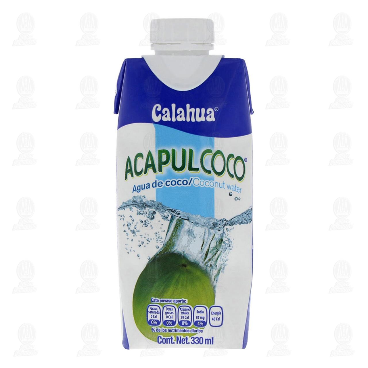 Agua Calahua Acapulcoco, 330 ml. image number 1