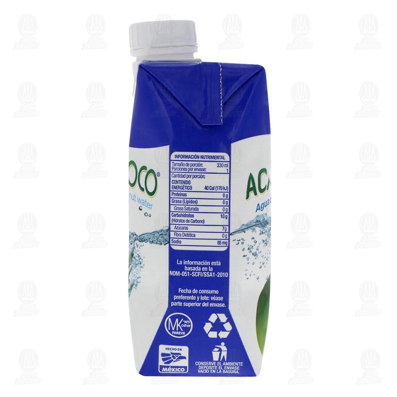 Agua Calahua Acapulcoco, 330 ml. image number 2