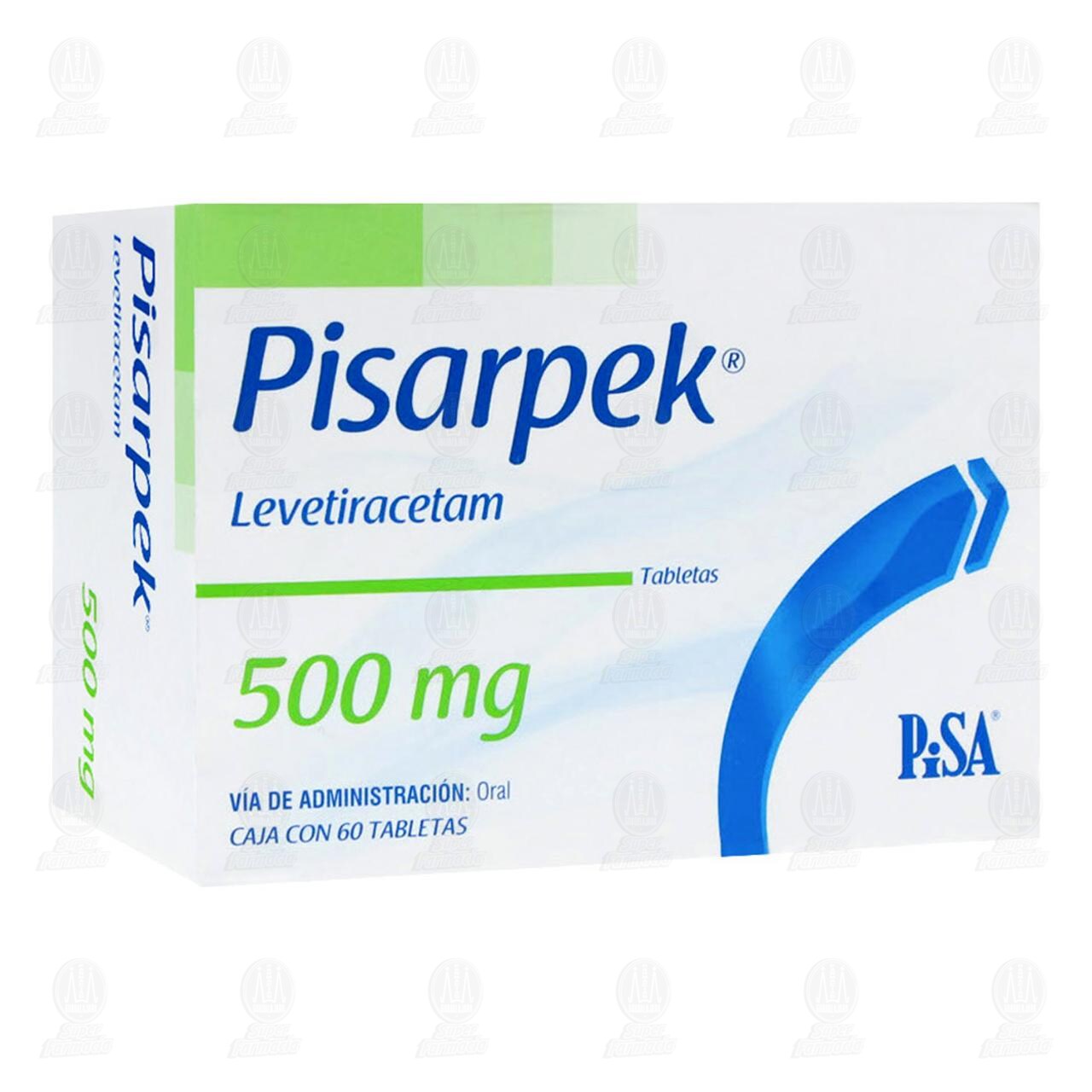 Pisarpek 500 mg, 60 Tabletas.