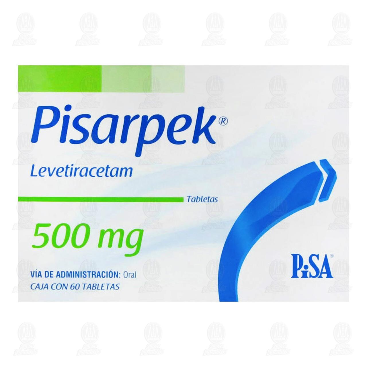 Pisarpek 500 mg, 60 Tabletas. image number 1