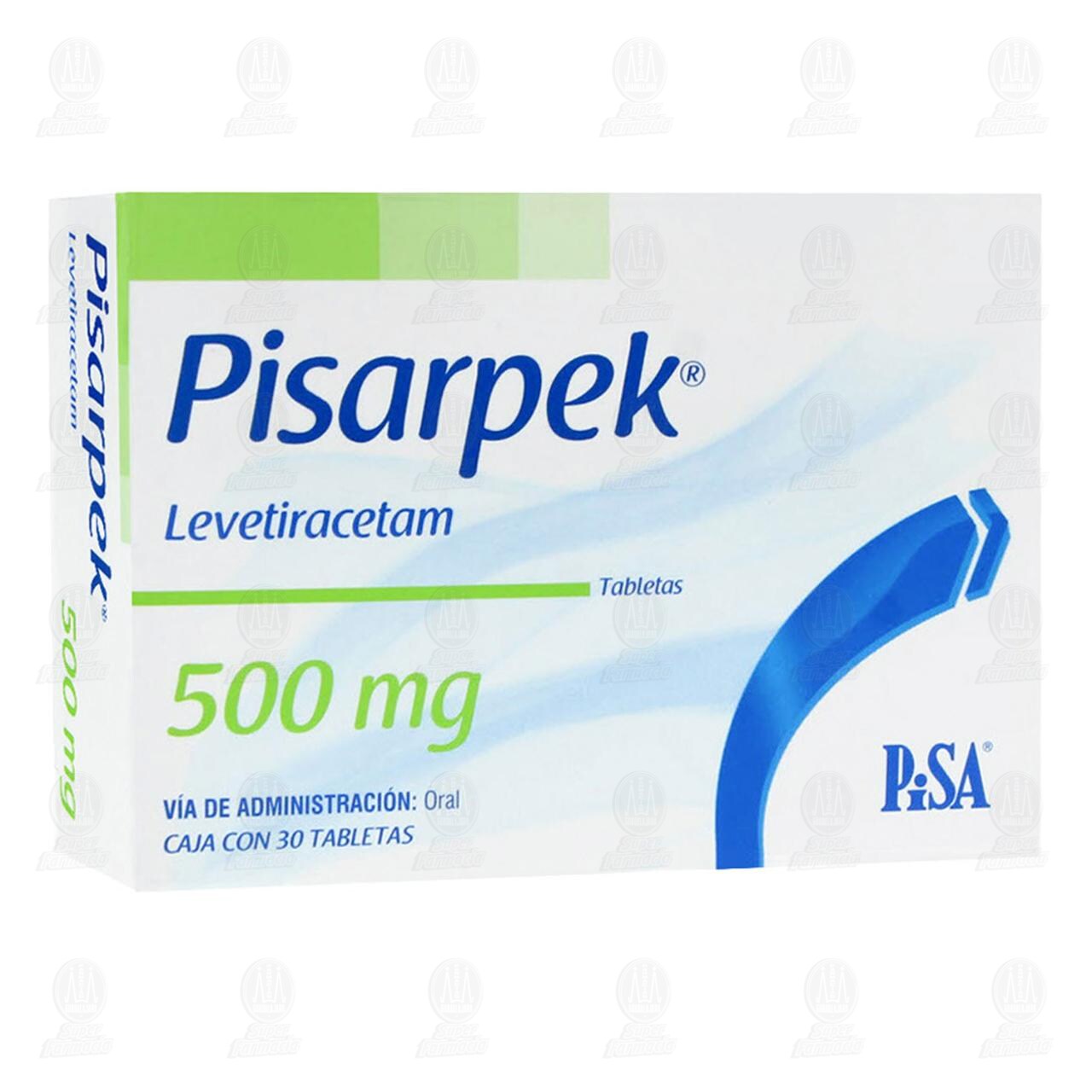 Pisarpek 500 mg, 30 Tabletas. image number 0