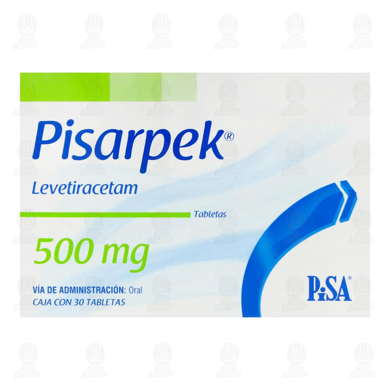 Pisarpek 500 mg, 30 Tabletas. image number 1
