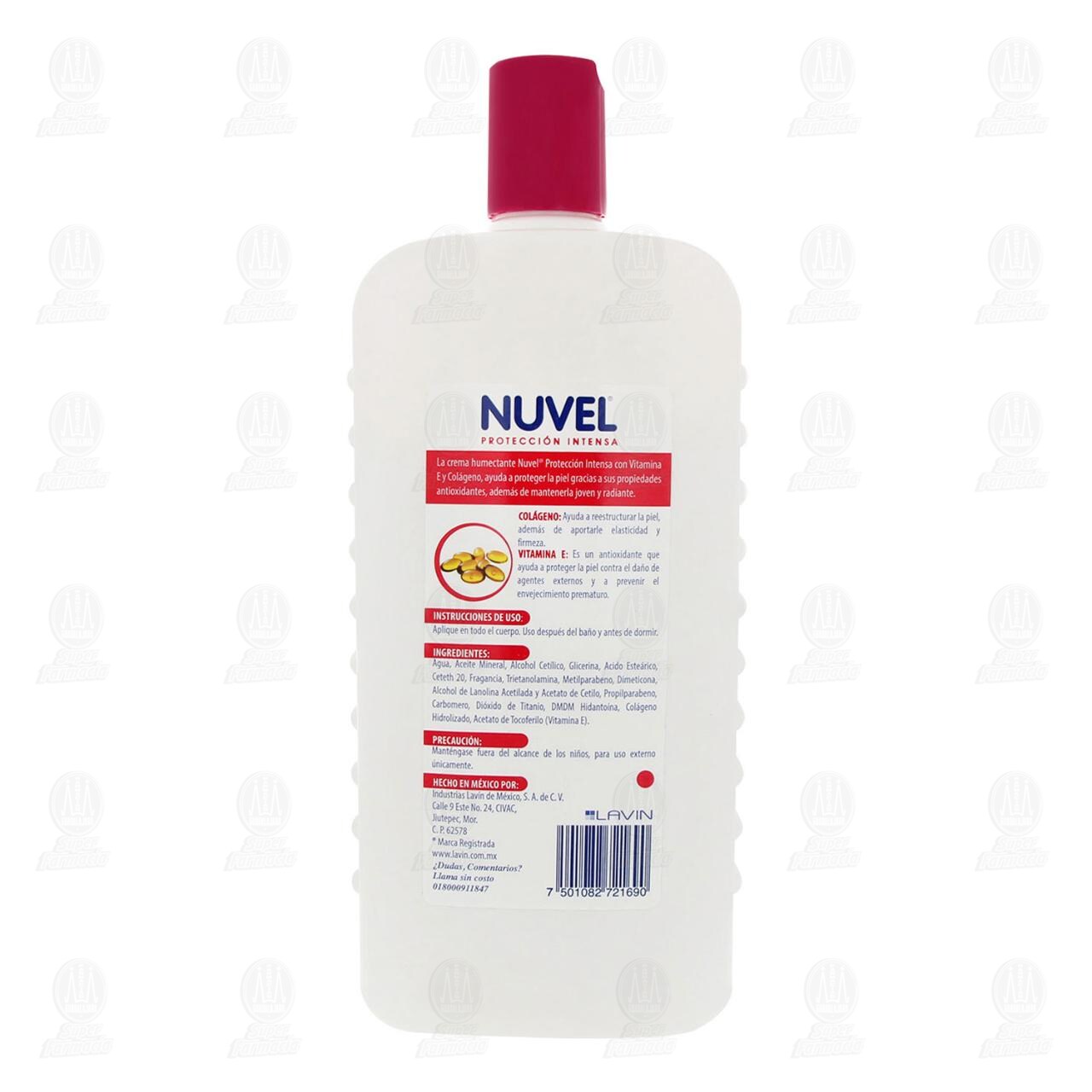 Crema Corporal Nuvel Protecci&oacute;n Intensa con Antioxidantes, 750 ml. image number 2