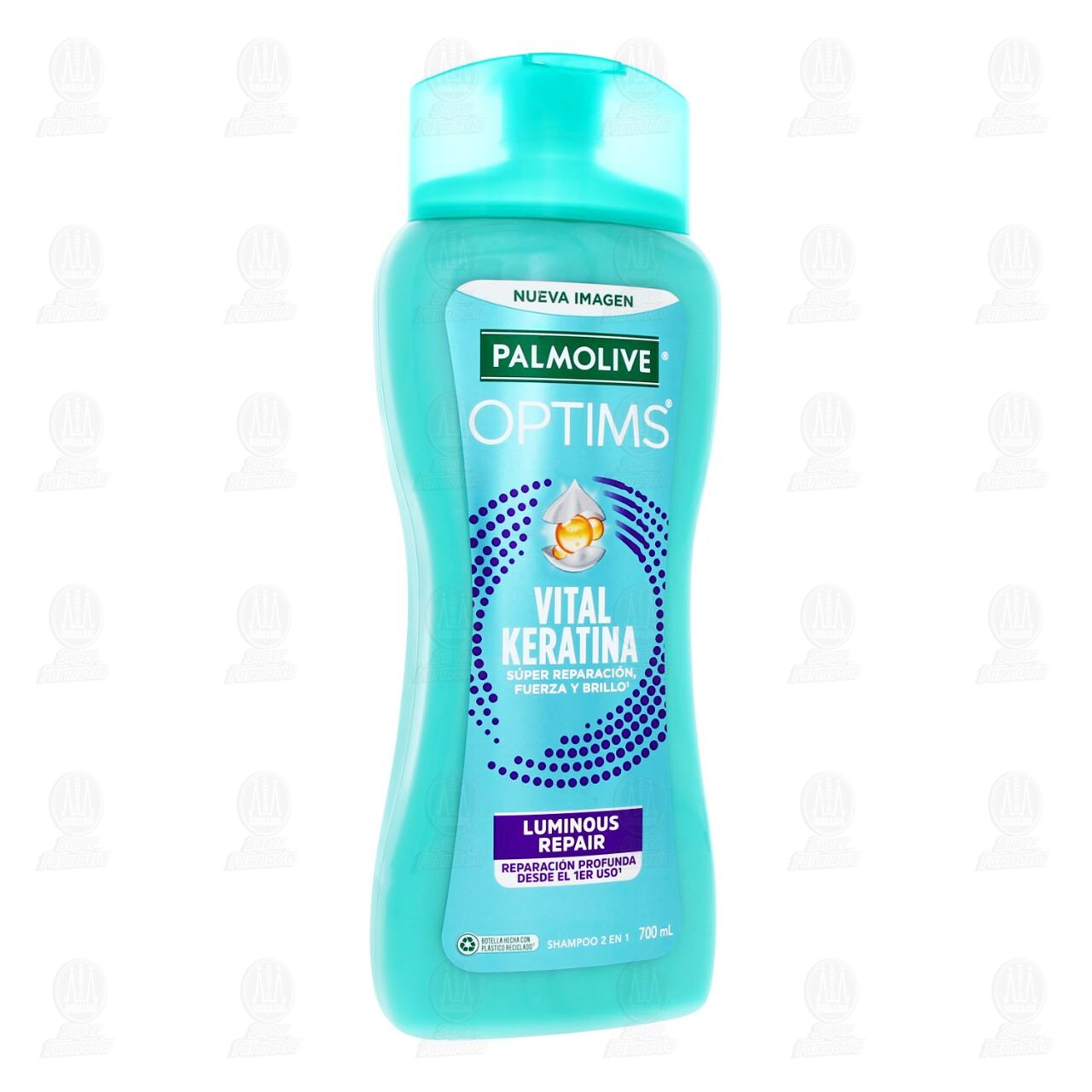 Shampoo Palmolive Optims Vital Keratina Luminous Repair, 700 ml. image number 0