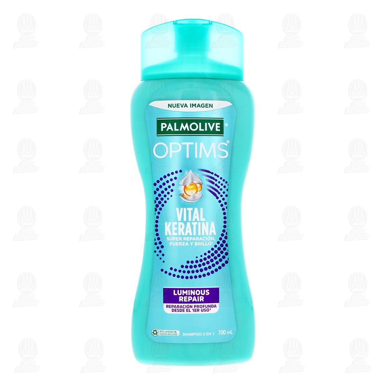Shampoo Palmolive Optims Vital Keratina Luminous Repair, 700 ml. image number 1