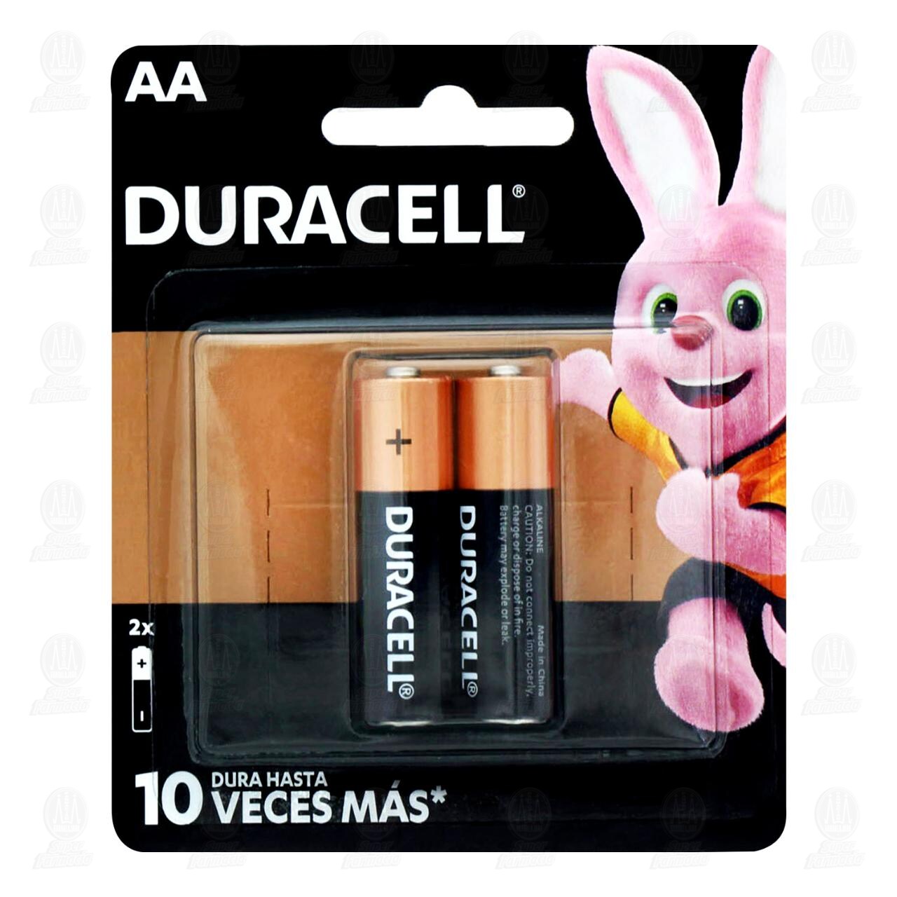 Pilas AA Duracell Alcalinas 1.5V, 2 pzas.