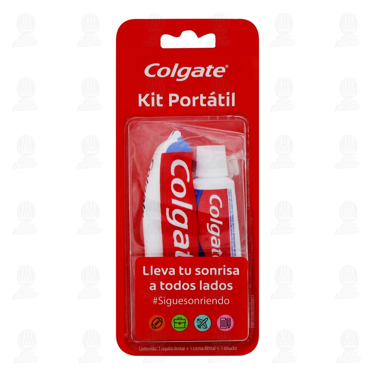 Colgate Kit de Viaje Cepillo, Enjuague y Pasta dental — Farmacia