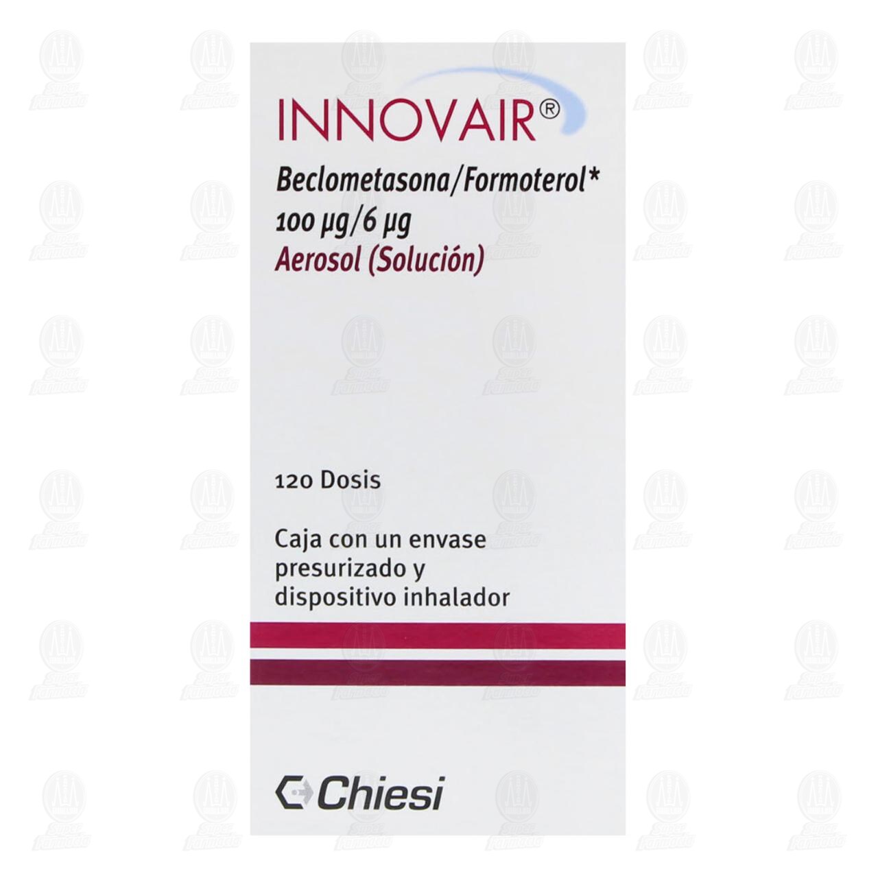 Innovair Aerosol Dispositivo Inhalador 100mcg/6mcg, 120 Dosis. image number 1