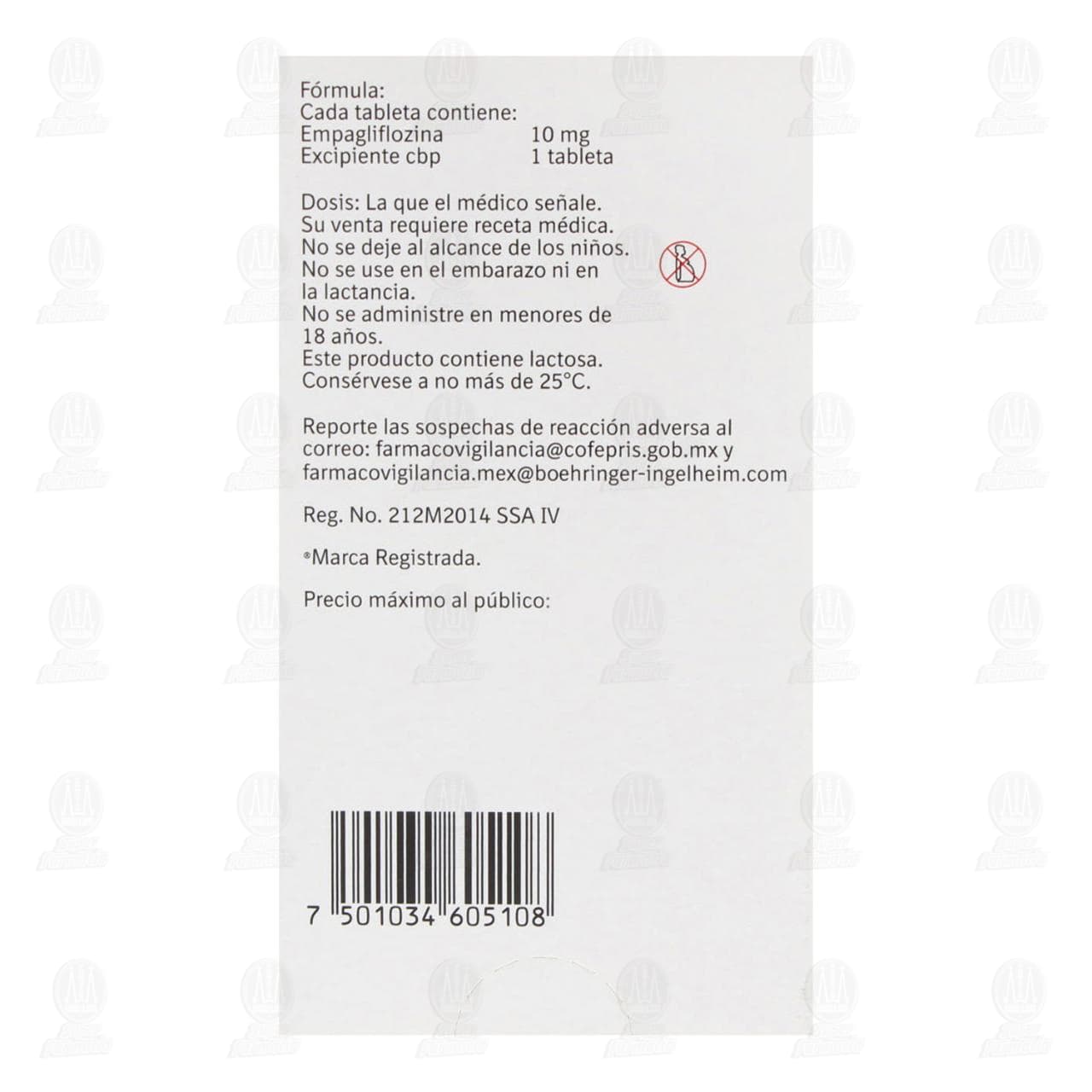 Jardianz 10 mg, 10 Tabletas. image number 2