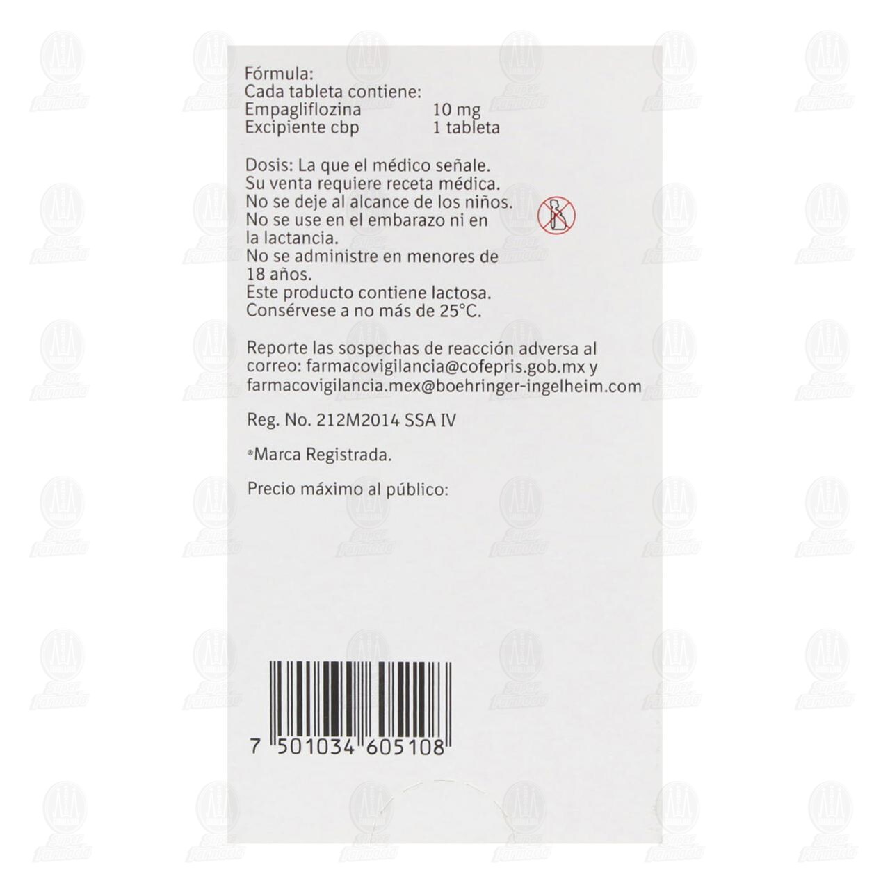 Jardianz 10 mg, 10 Tabletas. image number 2