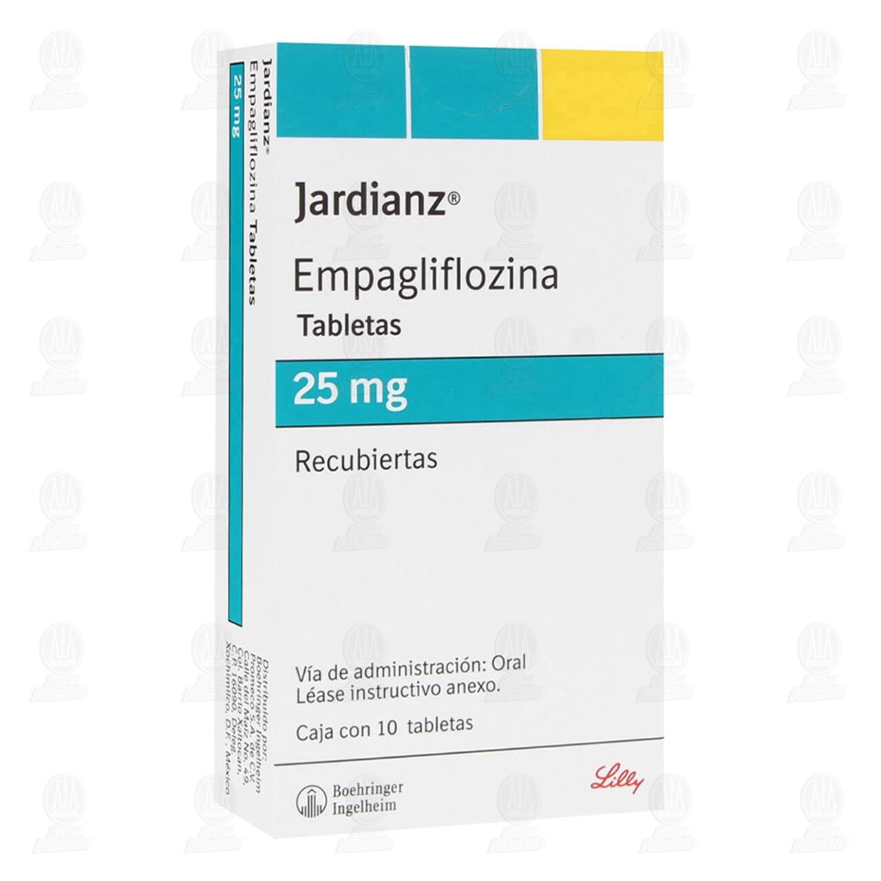 Jardianz 25 mg, 10 Tabletas.