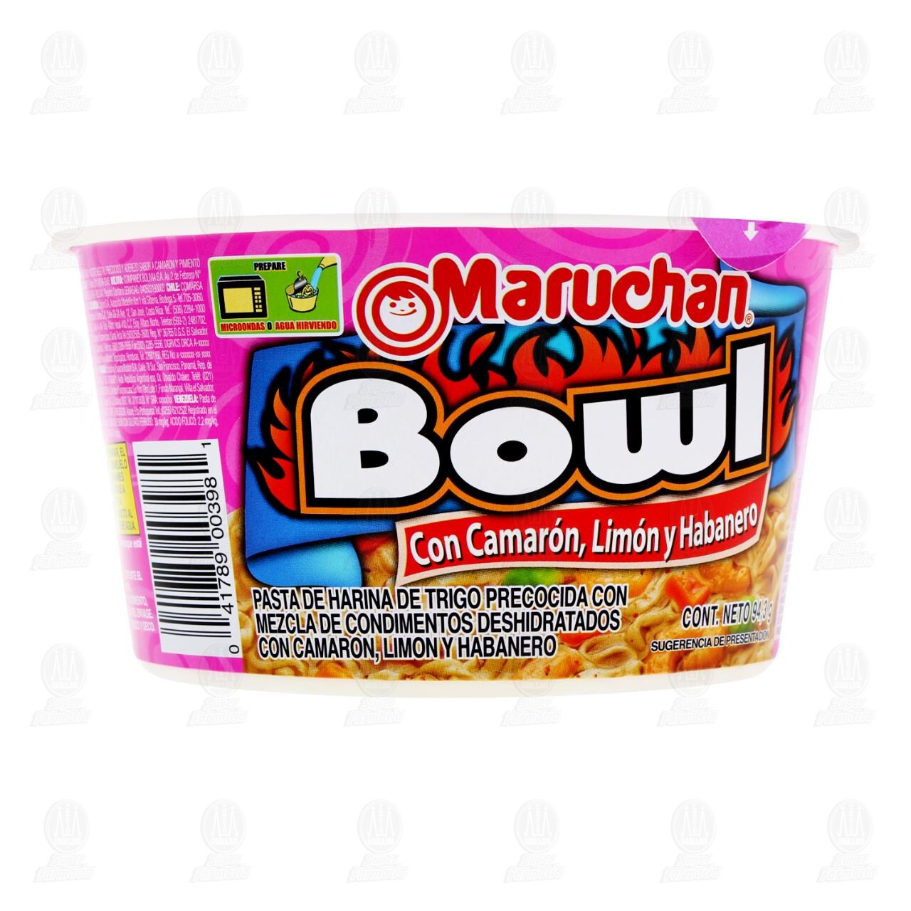 Sopa Maruchan Bowl Sabor Camar&oacute;n, Lim&oacute;n y Habanero, 94.3 gr. image number 0