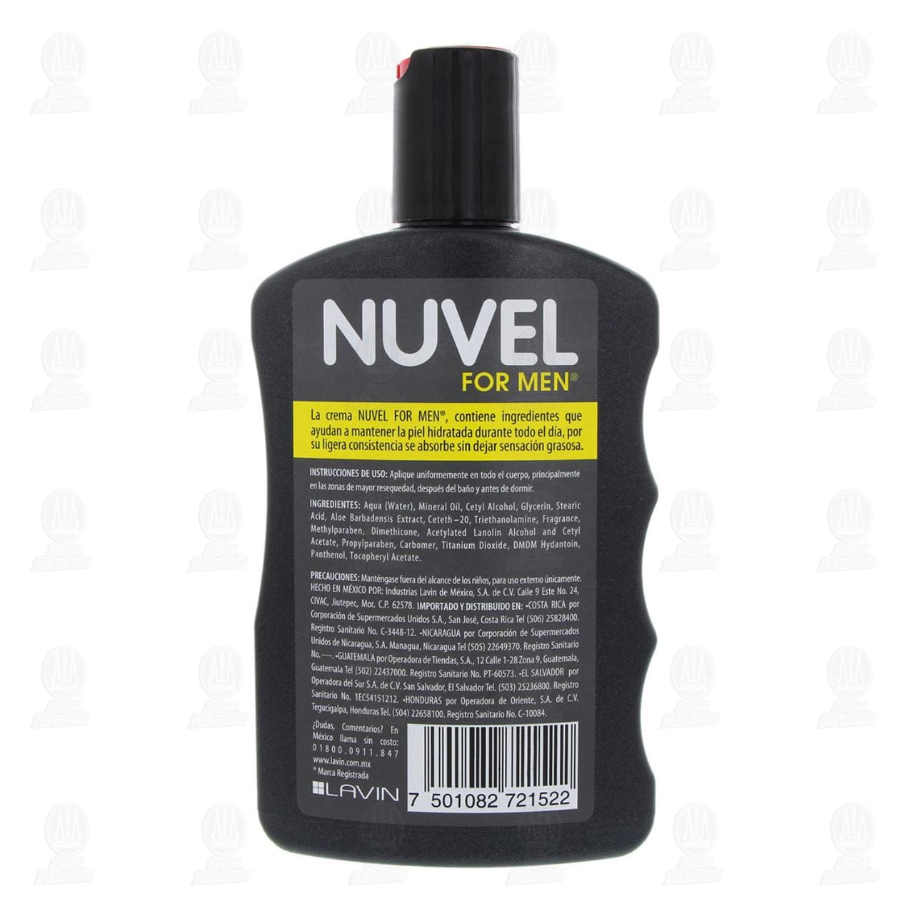 Crema Corporal Nuvel For Men Humectante, 470 ml. image number 2