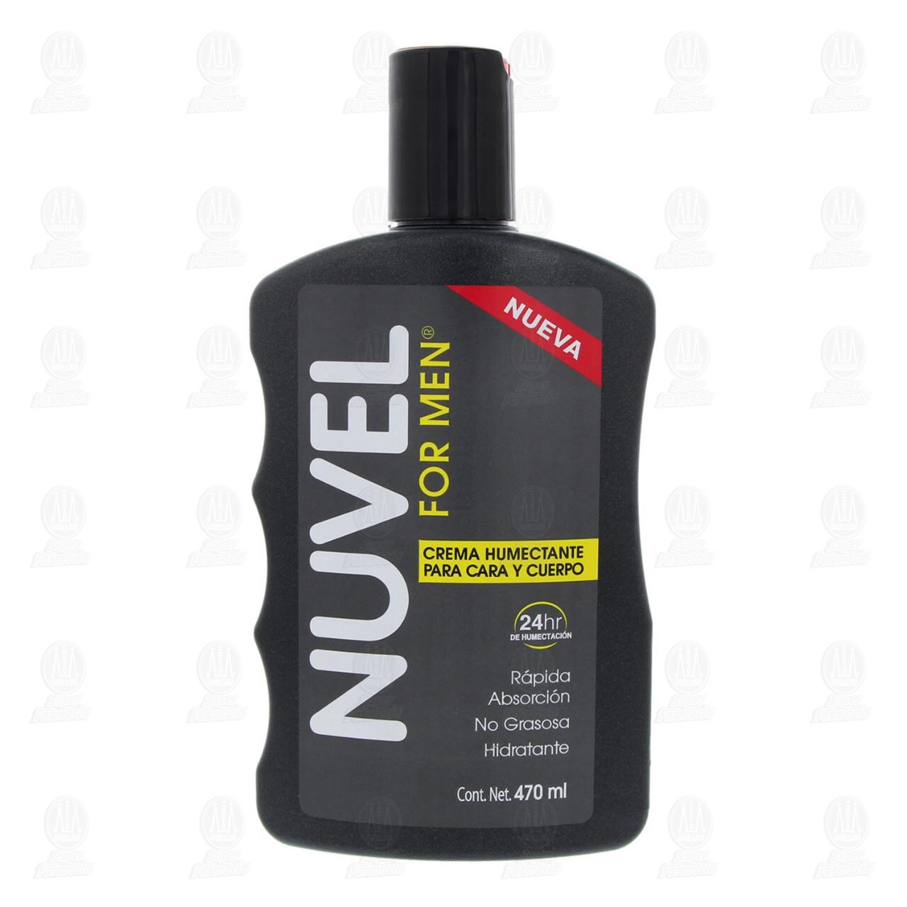 Crema Corporal Nuvel For Men Humectante, 470 ml. image number 1