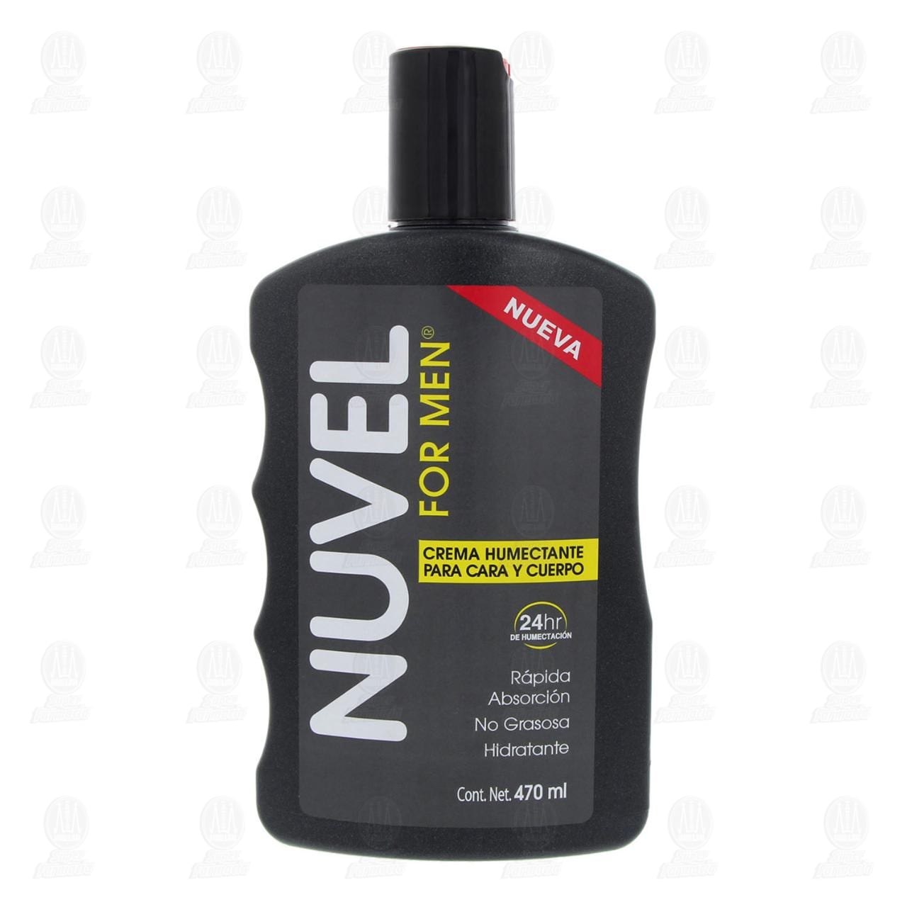 Crema Corporal Nuvel For Men Humectante, 470 ml. image number 1